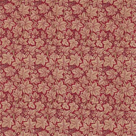 William Morris & Co Archive III Fabrics Bramble Fabric - Wine/Thyme - DM3P224465