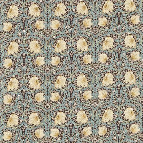 William Morris & Co Archive III Fabrics Pimpernel Fabric - Bullrush/Slate - DM3P224492