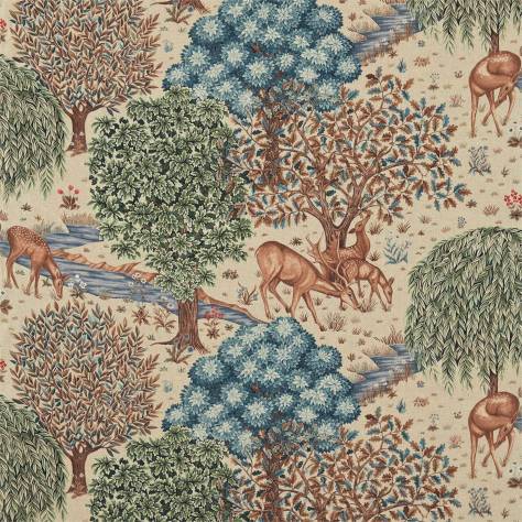 William Morris & Co Archive III Fabrics The Brook Fabric - Tapestry Linen - DM3P224561 - Image 1