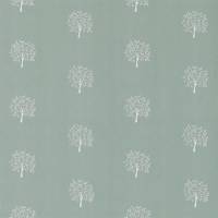 Woodland Tree Fabric - Celadon/Ivory