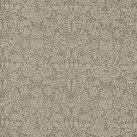 William Morris & Co Pure Morris Fabrics Pure Sunflower Fabric - Mole - DMPU236168 - Image 1