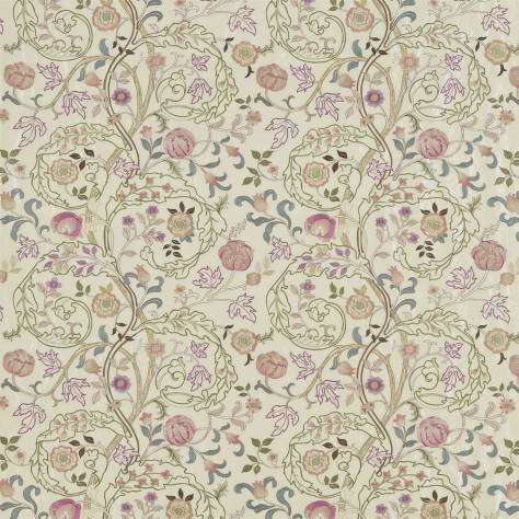 William Morris & Co Archive Embroideries Fabrics Mary Isobel Fabric - Rose/Artichoke - DM6E230339 - Image 1