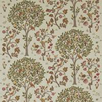 Kelmscott Tree Fabric - Russet/Artichoke