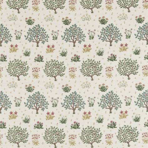 William Morris & Co Archive Prints Fabrics Orchard Fabric - Bayleaf/Rose - DM6F220304 - Image 1