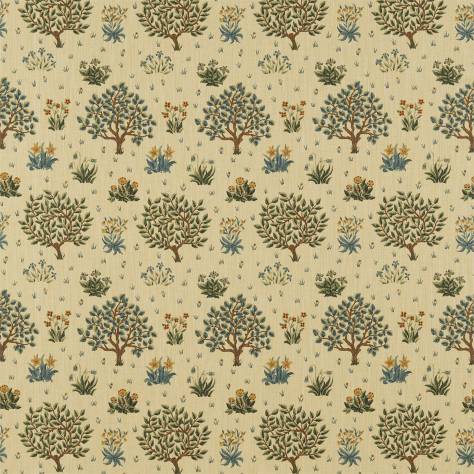 William Morris & Co Archive Prints Fabrics Orchard Fabric - Olive/Gold - DM6F220305 - Image 1