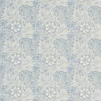 Marigold Fabric - China Blue/Ivory