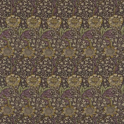 William Morris & Co Archive Prints Fabrics Kennet Fabric - Grape/Gold - DM6F220323 - Image 1