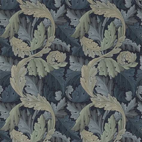 William Morris & Co Archive Weaves Fabrics Acanthus Tapestry Fabric - Indigo/Mineral - DM6W230272 - Image 1
