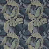 Acanthus Tapestry Fabric - Indigo/Mineral