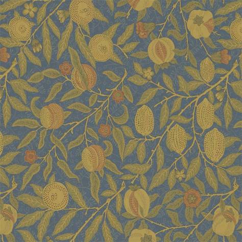 William Morris & Co Archive Weaves Fabrics Fruit Fabric - Blue/Thyme - DM6W230284