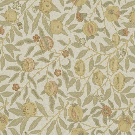 William Morris & Co Archive Weaves Fabrics Fruit Fabric - Parchment/Bayleaf - DM6W230285 - Image 1