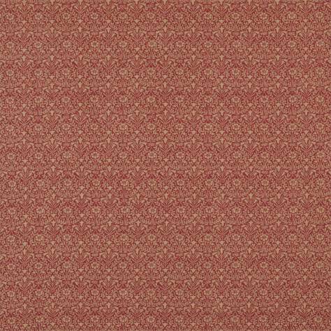 William Morris & Co Archive IV Purleigh Weaves Fabrics Bellflowers Weave Fabric - Russet - DM4U236527 - Image 1