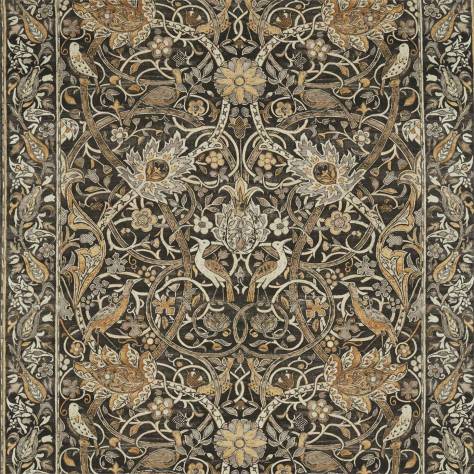 William Morris & Co Archive IV The Collector Fabrics Bullerswood Fabric - Charcoal/Mustard - DMA4226393