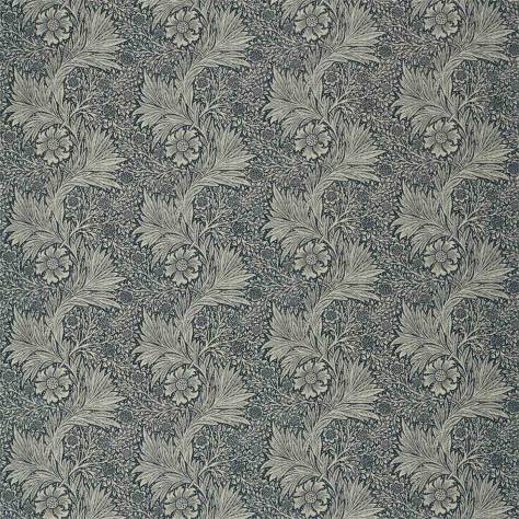 William Morris & Co Pure Morris North Fabrics Pure Marigold Print Fabric - Black Ink - DMPN226484 - Image 1