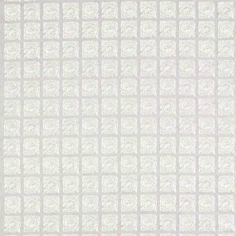 William Morris & Co Pure Morris North Fabrics Pure Scroll Embroidery Fabric - Lightish Grey - DMPN236614 - Image 1