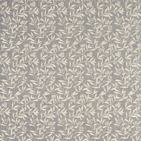 William Morris & Co Pure Morris North Fabrics Pure Arbutus Embroidery Fabric - Inky Grey - DMPN236618 - Image 1