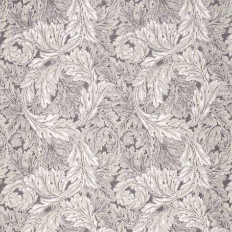 William Morris & Co Pure Morris North Fabrics Pure Acanthus Weave Fabric - Inky Grey - DMPN236626 - Image 1