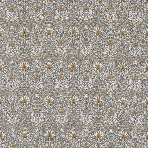 William Morris & Co The Craftsman Fabrics Snakeshead Fabric - Pewter - DMCR226458 - Image 1