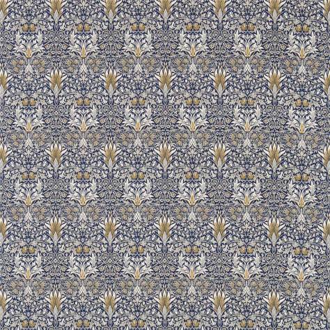 William Morris & Co The Craftsman Fabrics Snakeshead Fabric - Indigo - DMCR226460 - Image 1