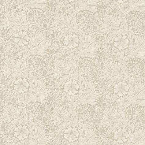 William Morris & Co The Craftsman Fabrics Marigold Fabric - Linen / Ivory - DMCR226472 - Image 1