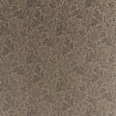 William Morris & Co Archive Lethaby Weaves Thistle Weave Fabric - Flint - DMLF236842