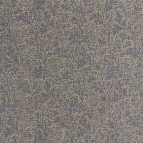 William Morris & Co Archive Lethaby Weaves Thistle Weave Fabric - Slate - DMLF236845