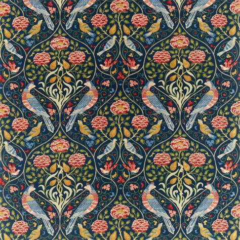 William Morris & Co Archive V Melsetter Fabrics Seasons By May Fabric - Indigo - DM5F226591