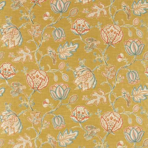 William Morris & Co Archive V Melsetter Fabrics Theodosia Fabric - Saffron - DM5F226595