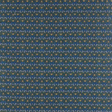 William Morris & Co Archive V Melsetter Fabrics Eye Bright Fabric - Indigo - DM5F226597 - Image 1