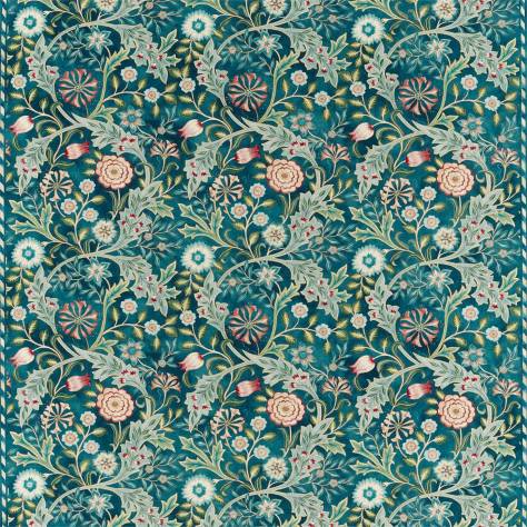William Morris & Co Archive V Melsetter Fabrics Wilhelmina Fabric - Teal - DM5F226604 - Image 1