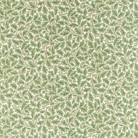 William Morris & Co Archive V Melsetter Fabrics Oak Fabric - Forest / Cream - DM5F226606 - Image 1