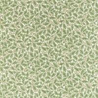 Oak Fabric - Forest / Cream
