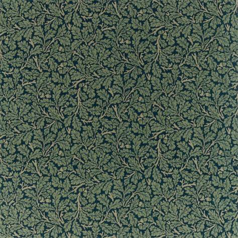William Morris & Co Archive V Melsetter Fabrics Oak Fabric - Teal / Slate - DM5F226614