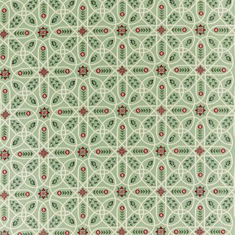 William Morris & Co Archive V Melsetter Fabrics Brophy Embroidery Fabric - Bayleaf - DM5F236813 - Image 1