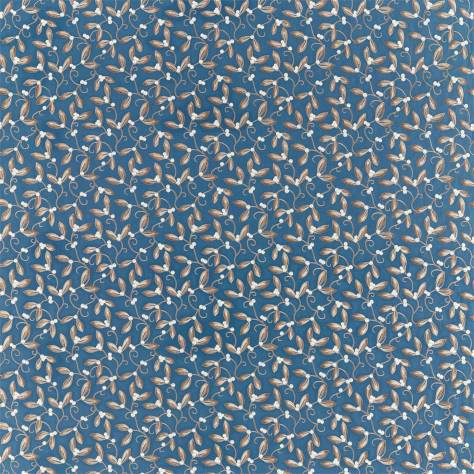 William Morris & Co Archive V Melsetter Fabrics Mistletoe Embroidery Fabric - May Blue - DM5F236818 - Image 1