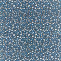 Mistletoe Embroidery Fabric - May Blue