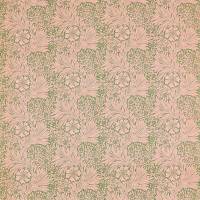 Marigold Fabric - Olive / Pink