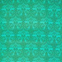Brer Rabbit Fabric - Olive / Turquoise