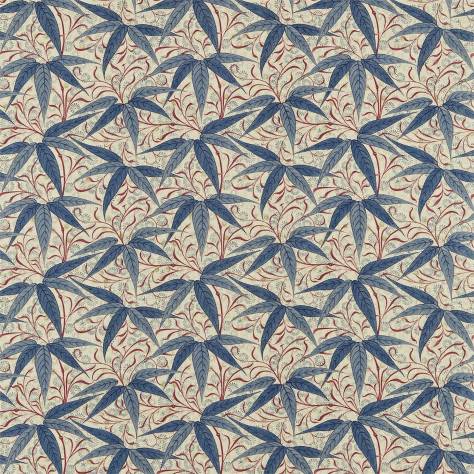 William Morris & Co Archive II Prints Fabrics Bamboo Fabric - Indigo/Woad - DARP222528 - Image 1