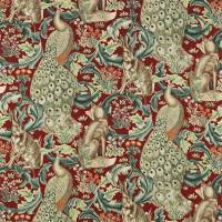 Forest Fabric - Red