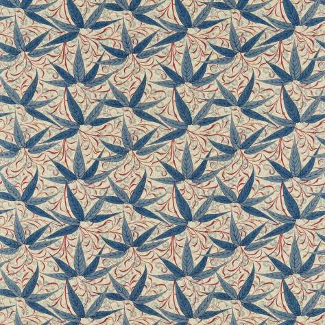 William Morris & Co Compilation Fabrics Bamboo Fabric - Indigo/Woad - DCMF226687 - Image 1