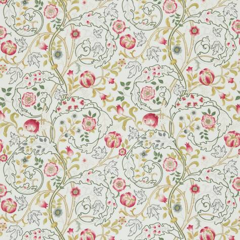 William Morris & Co Compilation Fabrics Mary Isobel Fabric - Pink/Ivory - DCMF226690 - Image 1
