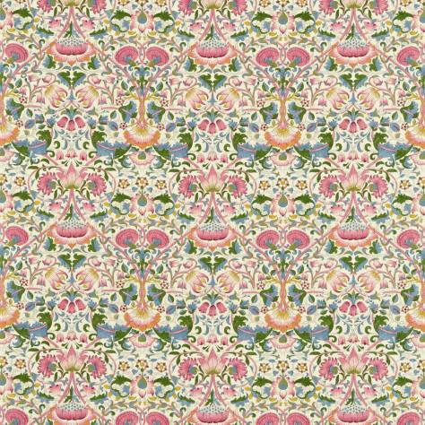 William Morris & Co Compilation Fabrics Lodden Fabric - Blush/Woad - DCMF226691 - Image 1