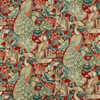 Forest Fabric - Red