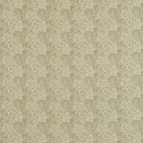 William Morris & Co Compilation Fabrics Marigold Fabric - Olive/Linen - DCMF226698 - Image 1