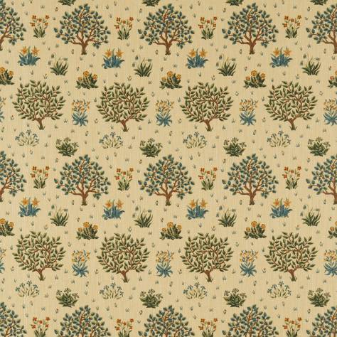 William Morris & Co Compilation Fabrics Orchard Fabric - Olive/Gold - DCMF226706 - Image 1