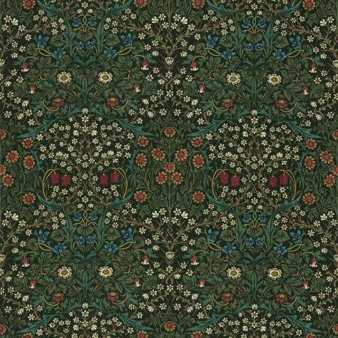 William Morris & Co Compilation Fabrics Blackthorn Fabric - Green - DCMF226707 - Image 1