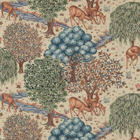William Morris & Co Compilation Fabrics The Brook Fabric - Tapestry Linen - DCMF226708 - Image 1