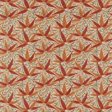 William Morris & Co Compilation Fabrics Bamboo Fabric - Russet/Siena - DCMF226720 - Image 1