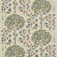Kelmscott Tree Fabric - Woad/Rose